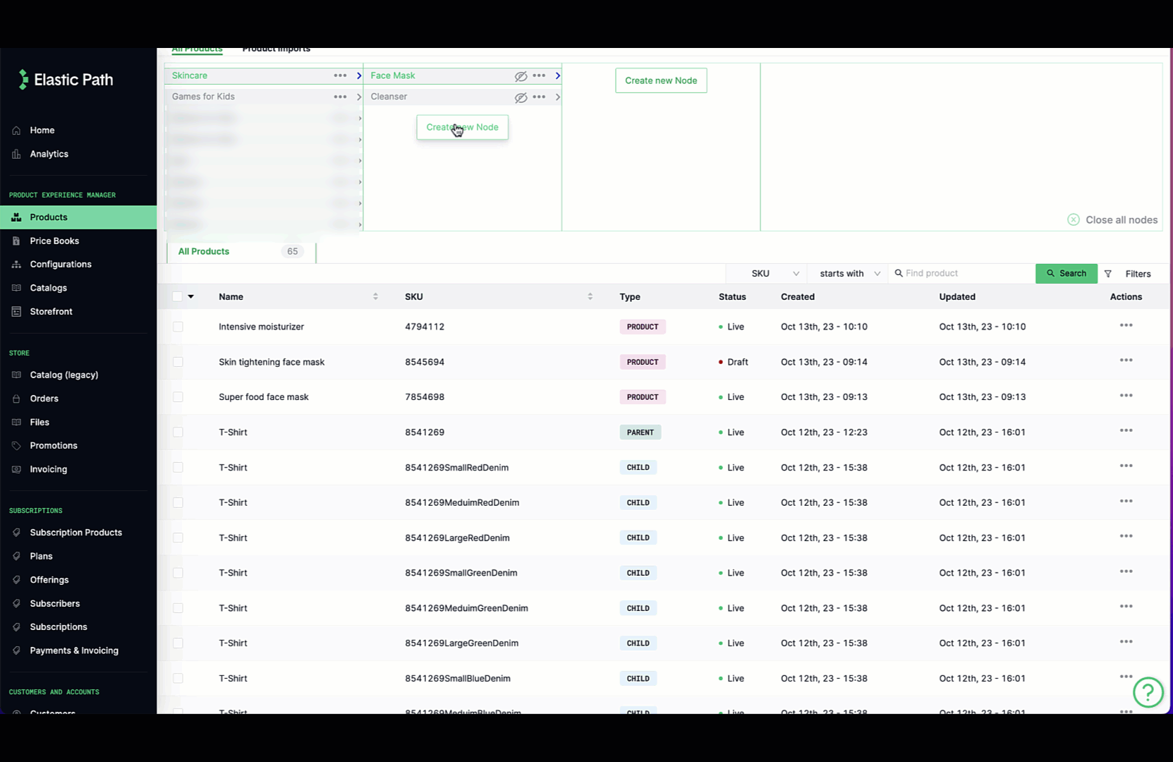 assign products